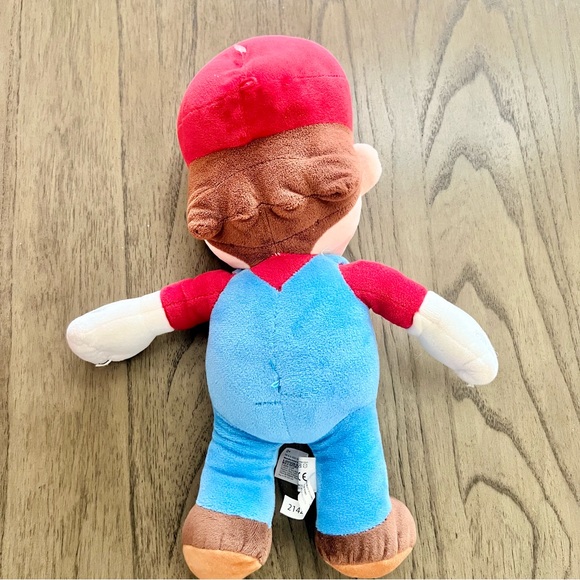 Nintendo Mario Plush Toy Red and Blue Stuffed Animal 16” - Picture 3 of 7